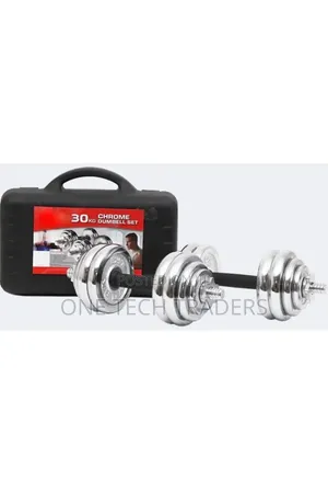 Chrome Dumbbell Set - 30kg