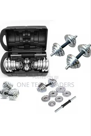 Seti ya Dumbbells za Chrome 20kg na Kisanduku