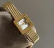Ladies Vintage-Inspired Gold Square Watch - 2