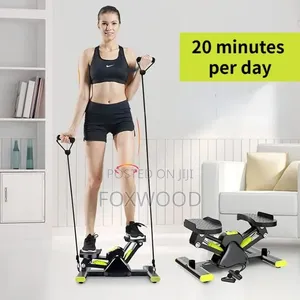 V-Shaped Mini Stair Stepper Exercise Machine na Resistance Bands