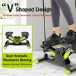 V-Shaped Mini Stair Stepper Exercise Machine with Resistance Bands - 3