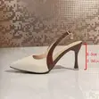 Unique Two-Tone Pointed Slingbacks - Sizes 37-41 - 3