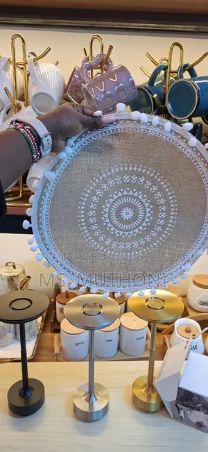 6 Pcs Round Boho Table Placemats