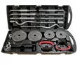 58KG Adjustable Dumbbell and Barbell Set with Case - 1