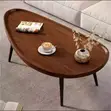 Kikombe cha Kahawa cha Mbao cha Kisasa cha Mbao cha Umbo la Maembe - 3
