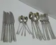 24pcs Set ya Vifaa vya Kula vya Kifahari - Dhahabu/Fedha Chuma cha Kutuliza - 3