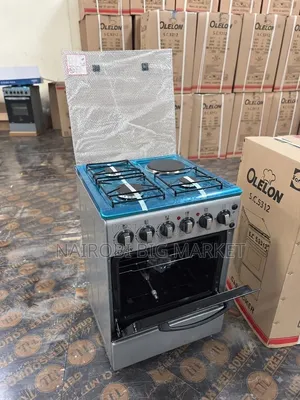 New Olelon 3 Gas + 1 Electric Free Standing Cooker