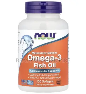 Omega-3 Fish Oil 1000mg - Cardiovascular Support