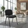 Armless Toscca Visitor Chairs - Black - 1