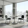 Armless Toscca Visitor Chairs - Black - 5