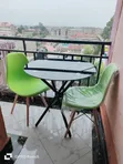 2-Seater Balcony Cafe Table Set - 2