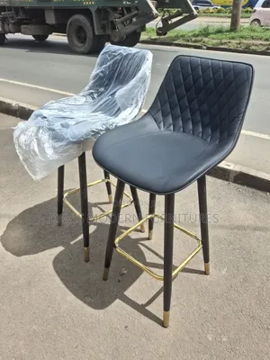 Quilted Bar Stools with Backrest