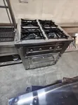 4 Burner Stainless Steel Commercial Cooker with Electric Oven - 3