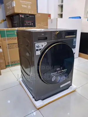 TCL 10.5Kg/7Kg Smart DD Motor Mashine ya Kufulia na Kukaushia