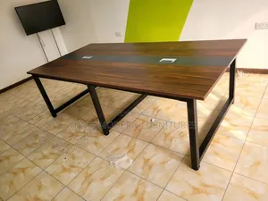 Jedwali la Mkutano la Viwandani na Grommets za Kebo