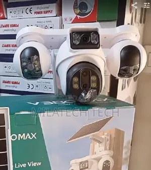 Kamera ya CCTV ya Solar 4G, Lensi 4, Utambuzi wa Mwendo