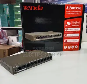 Tenda 8-Port PoE CCTV Switch (10/100Mbps)