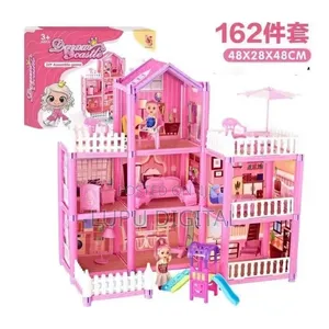 162-Piece Dream Castle Dollhouse