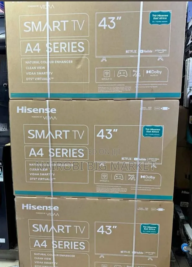 Hisense 43" A4 Series TV - Brand New - 1