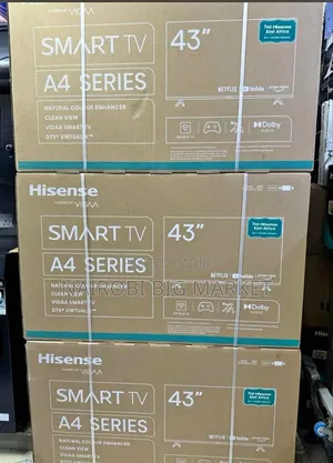 Hisense 43" A4 Series TV - Brand New