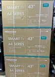 Hisense 43" A4 Series TV - Brand New - 1