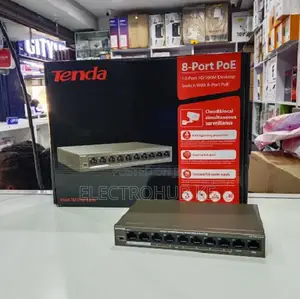 Tenda 8-Port PoE CCTV Switch