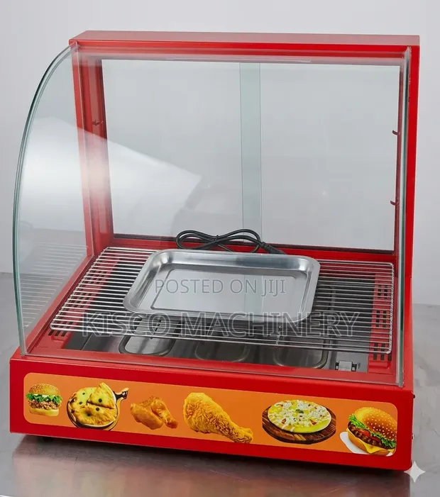 Imported Restaurant Food Display Warmer / Chips Showcase Cabinet - 1