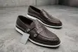 Premium Timberland Woven Leather Double Monk Strap Loafers - 1