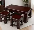 Wooden Coffee Table Set with 2 Side Tables - 5