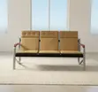 Five Seater Office Reception Sofa Set - Black - 2
