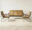 Five Seater Office Reception Sofa Set - Black - 5