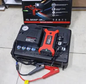 12V 99800mAh Car Jump Starter with Air Compressor