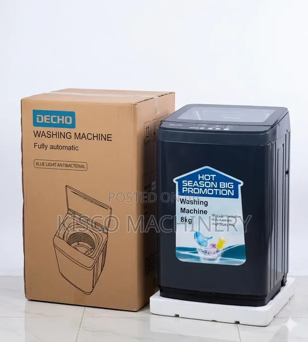 Decho 8kg Automatic Washing Machine (Blue Light Sterilization) - 1