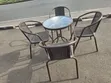 4-Seater Outdoor Rattan Bistro Set - 1