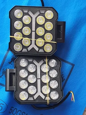 4" Dual LED Work Lights | Square Off-Road Auxiliary Lights