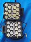 4" Dual LED Work Lights | Square Off-Road Auxiliary Lights - 1