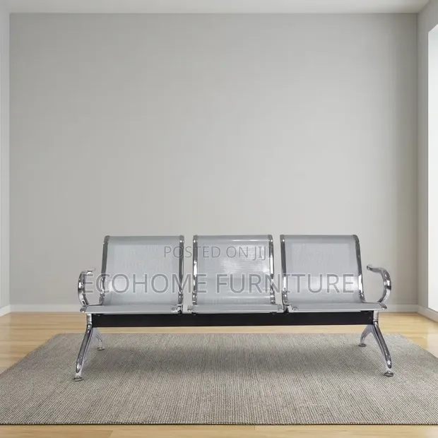 3-Seater Mesh Reception Airport Chair - 1