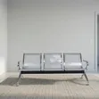 3-Seater Mesh Reception Airport Chair - 2