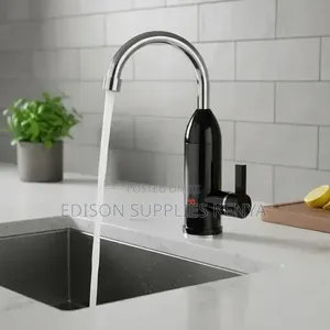 Black Digital Instant Heater Tap - Hot Water for Kitchen