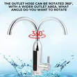 Black Digital Instant Heater Tap - Hot Water for Kitchen - 3