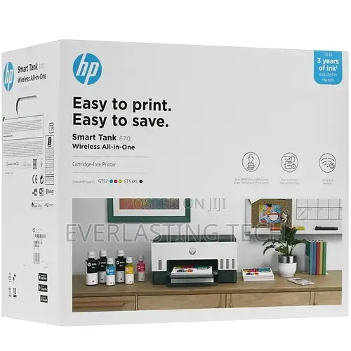 HP Smart Tank 670 All-in-One Printer - 1