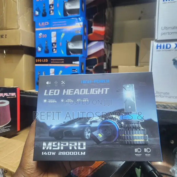 M9 PRO High-Power LED Headlight Kit - 140W 28000LM - 1
