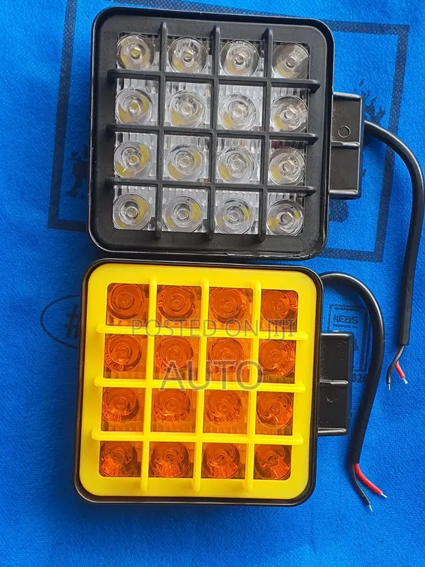48W Square LED Driving Lights | Off-Road Work Lamps - 1