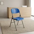 Blue Plastic Folding Chair - Brand New - 2