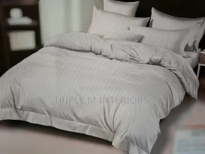 6 PCS High Quality Stripped Duvet Cover Set