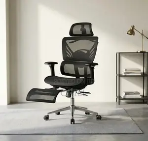 Kiti cha Ofisi cha Orthopedic Recliner chenye Footrest