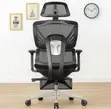 Kiti cha Ofisi cha Orthopedic Recliner chenye Footrest - 3