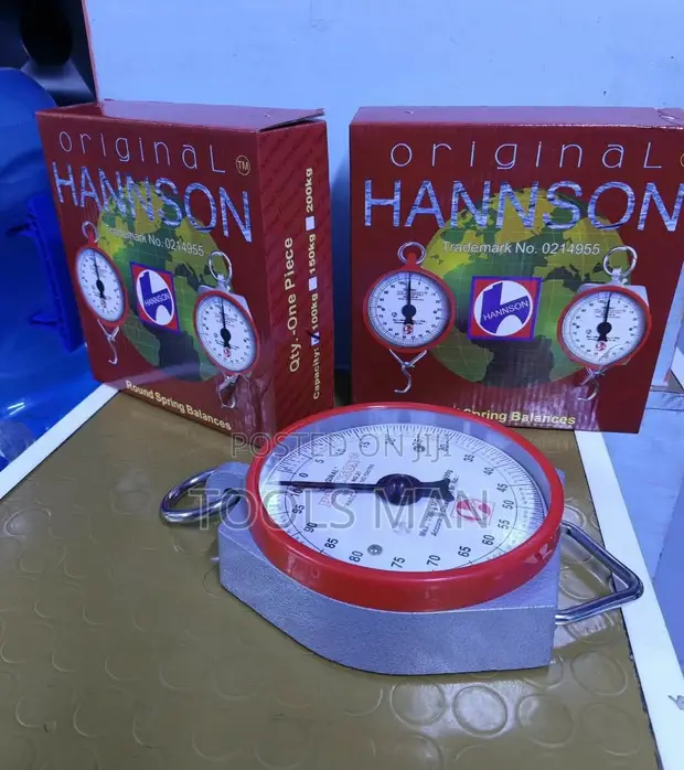 Hannson 100kg Round Spring Hanging Balance Scale - 1