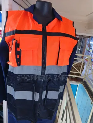 Chinese Collar High-Visibility Reflector Vests