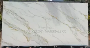 Beverley Gold Sintered Stone - Marble-Inspired Finish